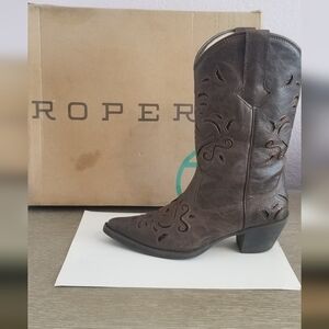 Roper Vegan Leather Western Boots